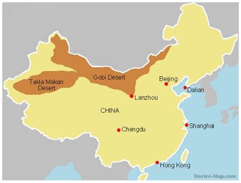 what are the two great deserts found in china